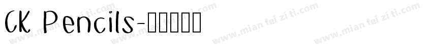 CK Pencils字体转换